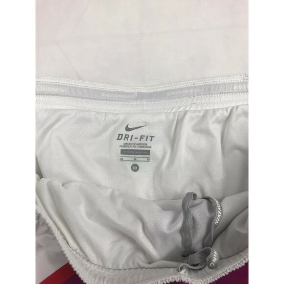 nike running shorts pink‎ white Red size med womens - Picture 10 of 11